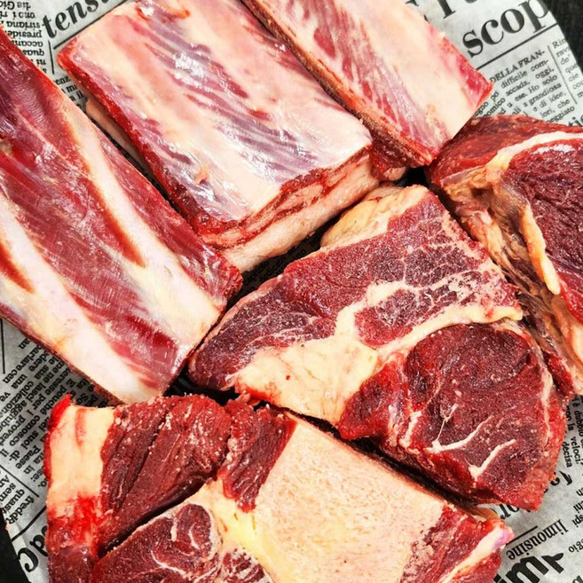 (배터짐) 하늘에 용고기 땅에는 당나귀고기 (뼈지육) (일요일&당일발송), 1개, 1kg