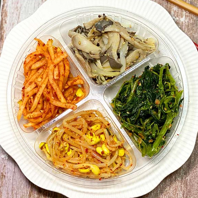 [당일조리] 가정식 수제반찬 비빔나물 4종, 태양-비빔나물 4종 300g, 300g, 1개