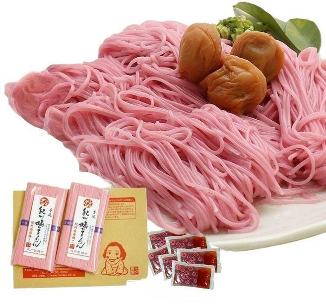 일본 수제 소면 기슈 매실 소면 여름 특미 우메 소면 500g(장국 쯔유 세트), 500g, 1개