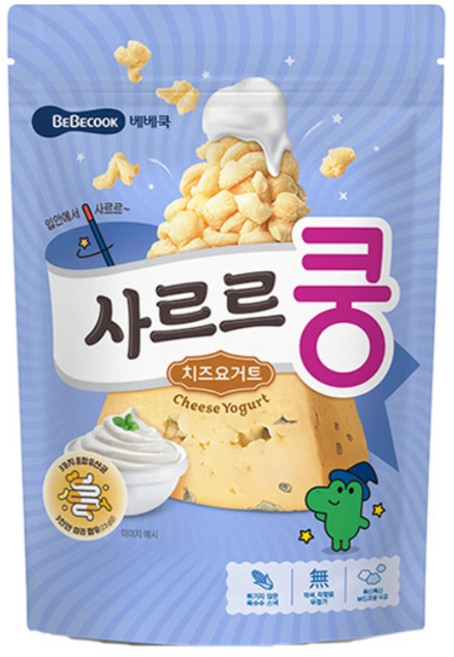 베베쿡 사르르쿵 치즈요거트, 23g, 6개