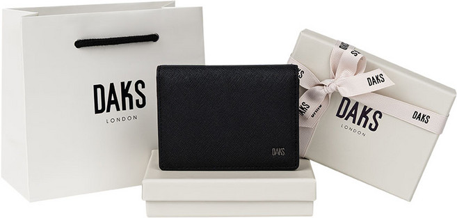 DAKS 닥스 가죽 카드지갑 플랫형 명함지갑