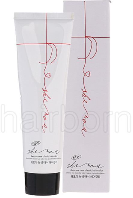 쉐모아 뉴헤어 칼라 염색약 염모제 크림염색약 염색제 멋내기 새치머리 흰머리 헤어메니큐어 새치커버 미용실염색약 헤어칼라 샴푸 관공서, 7T 카키빛황갈색, 1개