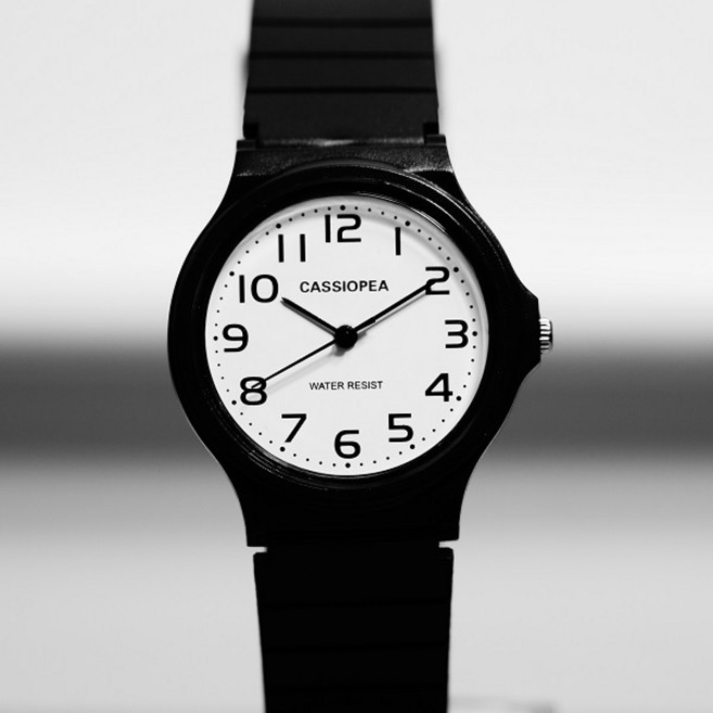 카시오 수능시계 무소음 저소음 시험 학생 우레탄밴드 아날로그 손목시계 MQ-24-9