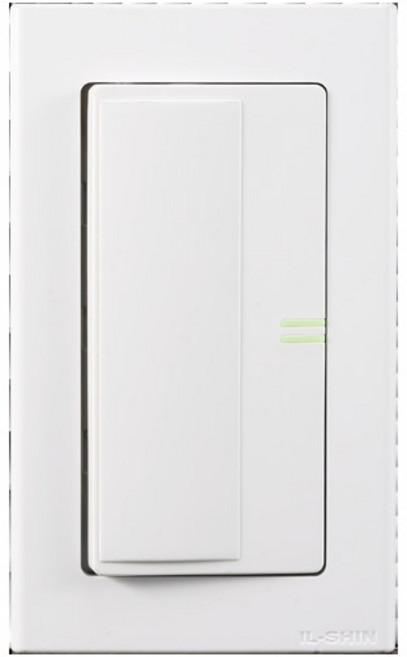 일신 와이드 매입형 전기 전등 벽 스위치 1구3로 형광, 단품, 1개