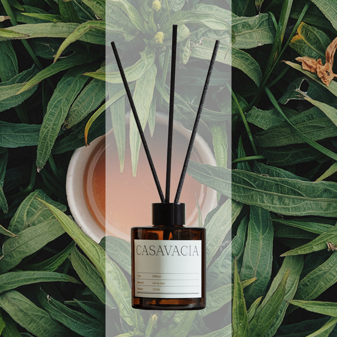 카사바시아 선물용 현관 디퓨저 방향제, 1개, 125ml, 떼누아 29