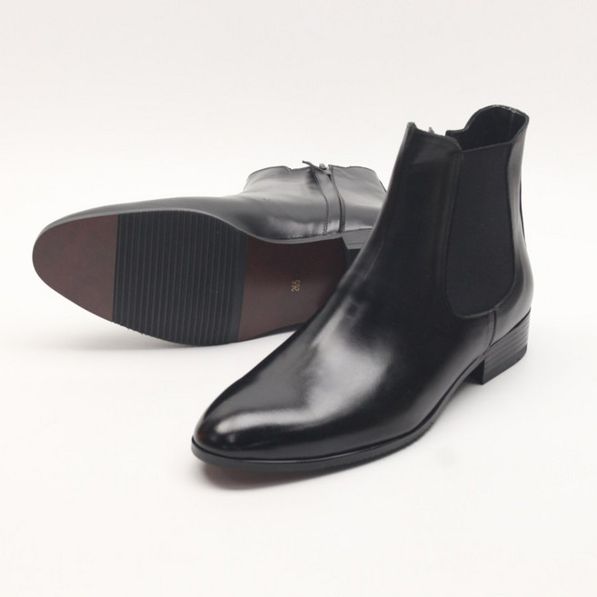 GUDUVORA(구두보라) 남성 수제화 남자 가죽 첼시캉 부츠 GV009AN