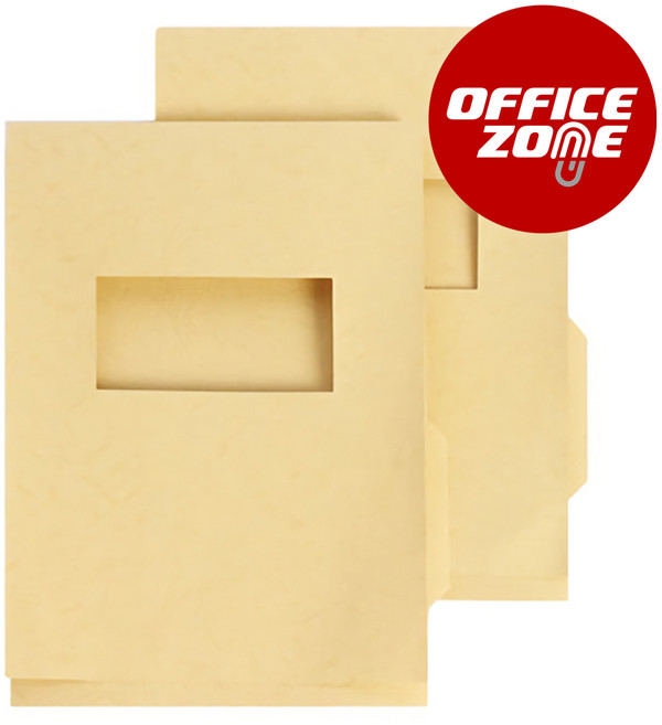 오피스존 문서 보존용 표지 A4 1팩 100매입 폴더 화스너, 1세트