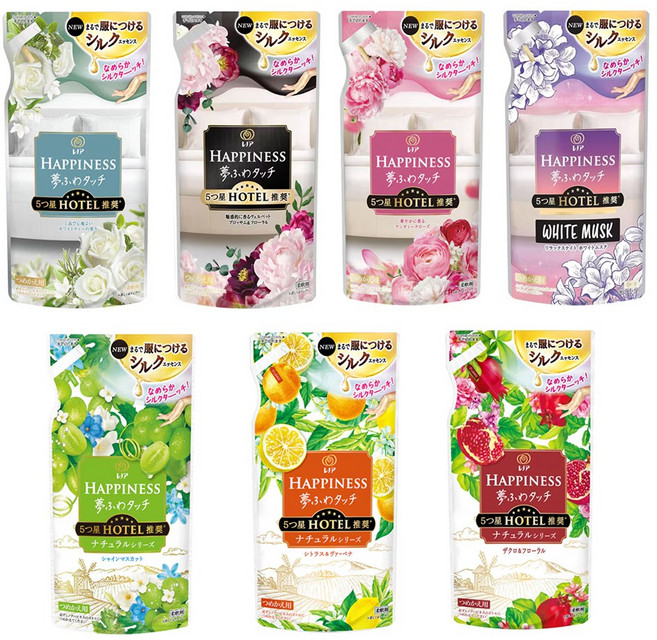 레노아 해피니스 꿈푹신 섬유유연제 리필 370ml 7종류 택1, 1개