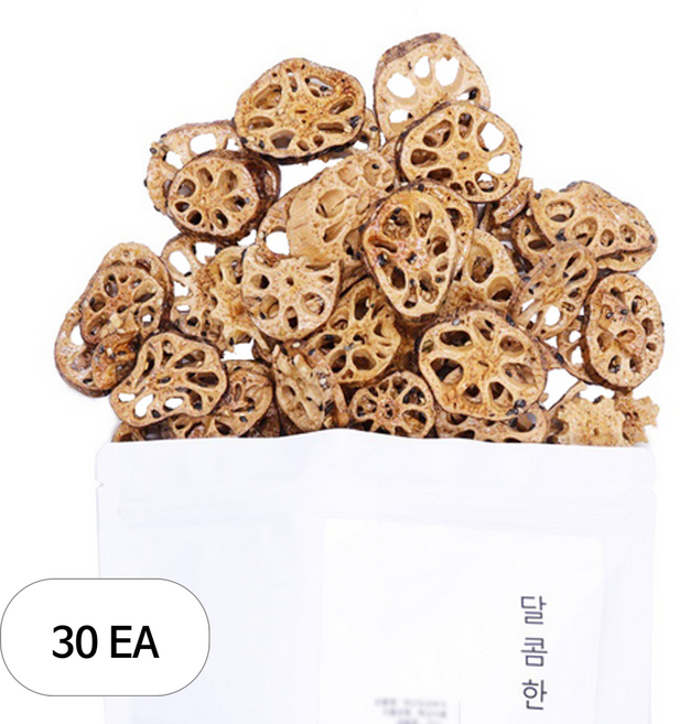 우진수산 연근당과부각, 250g, 30개