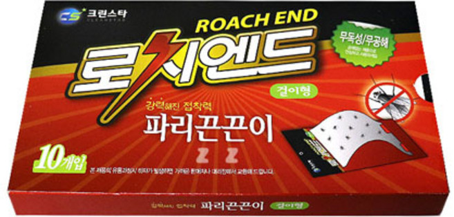 DNI1707 IS 크린스타 로치엔드 파리끈끈이 10개입, 상세페이지 참조, 1개