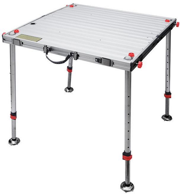 낚시받침틀 차세대 발판좌대 접이식 A 820X1120 초경량 알루미늄 합금 대좌대, 2. 90X80cm(1.3m)