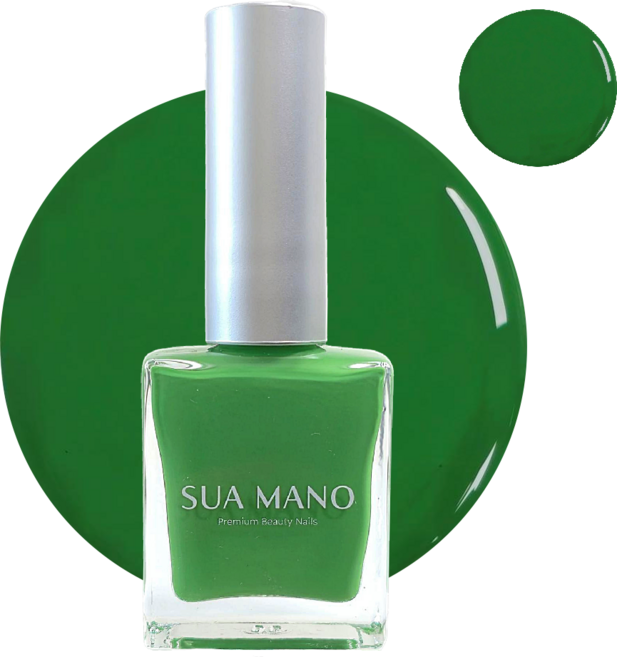 수아마노 프리미엄 고광택 유광 매니큐어 네일, 1개, 10ml, SM19. 그린