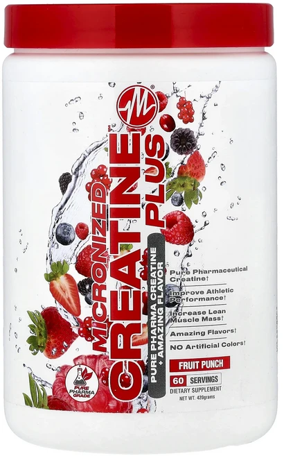 매우편하고 Metabolic Nutrition 미분화 Creatine Plus™ 과일 펀치 맛 420g 끝내주게잘나가는상품, MetabolicNutrition미분화CreatineP, 1 - 쿠팡