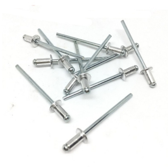 台灣製鋁製拉釘 鉚釘 6-8 拉釘 拉釘槍專用 沉頭拉釘 鉚釘槍 鋁拉釘 6.4mm, 1個, 6-1 / 6.4mm