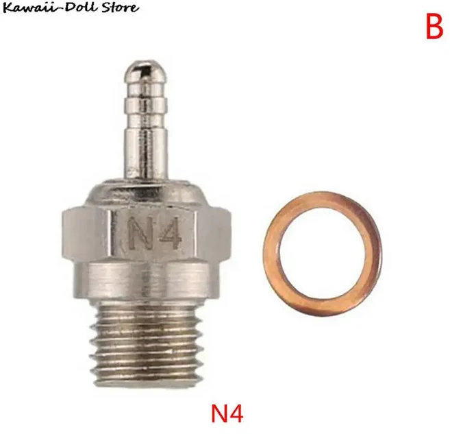 HSP RC 자동차 부품 부품용 엔진 N4 점화 글로우 범용 니트로 플러그 N3, B, 1개