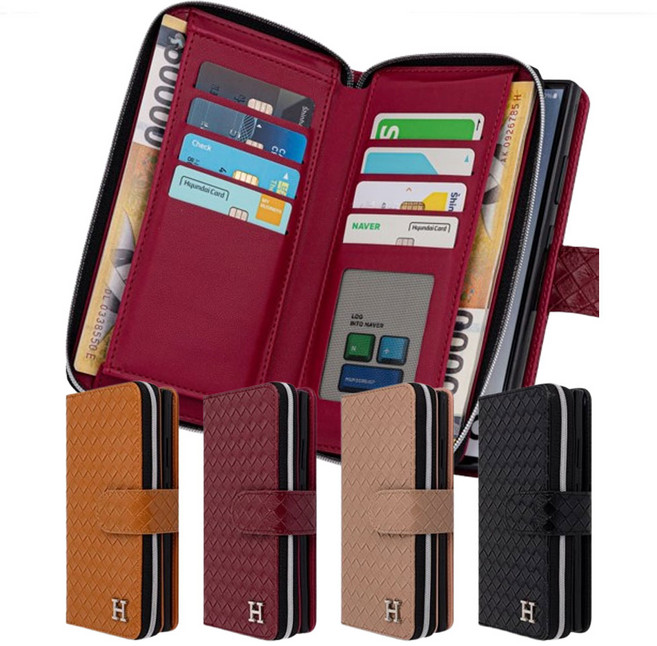 로마 지퍼 카드 지갑 다이어리 케이스 갤럭시S22 SM-S901N