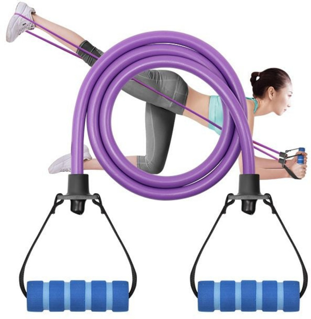 밴드 운동기구 1자형튜빙밴드 홈트레이닝도구 스트레칭기구 로프운동 sho+6499hG