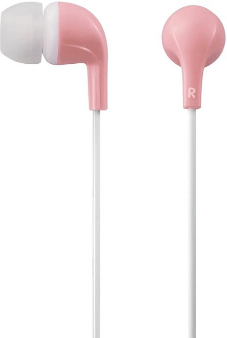 ELECOM 엘레컴 EHP-CN300APN1 스테레오 헤드폰 커널형 라이트핑크, 라이트 핑크