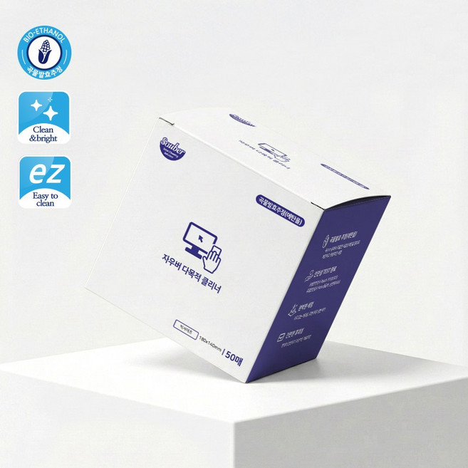 자우버 다목적 항균 클리너 액정 전자제품 클리너 5BOX 250매입, 5개