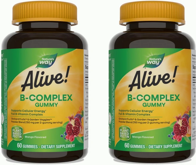 네이쳐스웨이 얼라이브! B-컴플렉스 구미, 2개, 60정 - 쿠팡