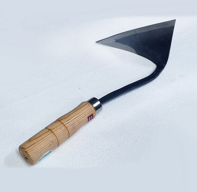 대원 삼각호미 주물가공 나무손잡이 평탄 절단용 sun*40726mj, 1개