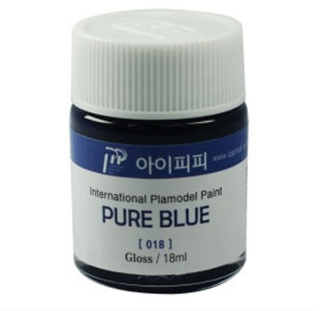 아이피피 IPP_001- 락카도료 18ml (선택), 018- 퓨어블루, 1개