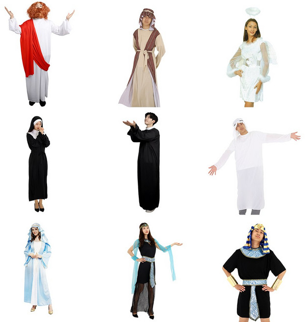 예수님 천사 수녀님 신부님 목자 코스튬 의상 옷