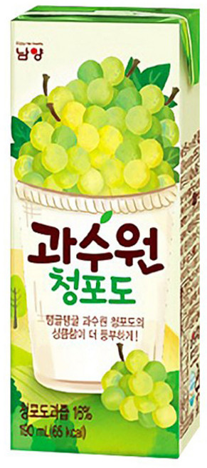 남양 과수원 청포도, 190ml, 12개