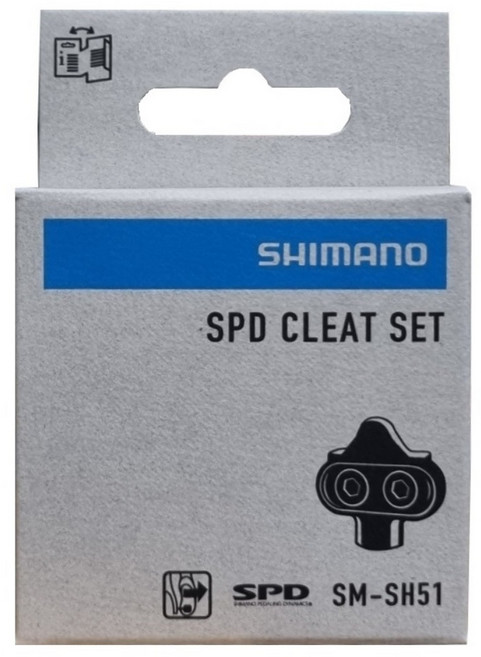 [시마노]SM-SH51 단일방향 MTB용 페달클리트 자전거신발/부품, 블랙, 1세트