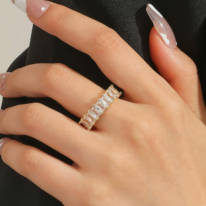 오픈링 볼드 지르코니아 큐빅 반지