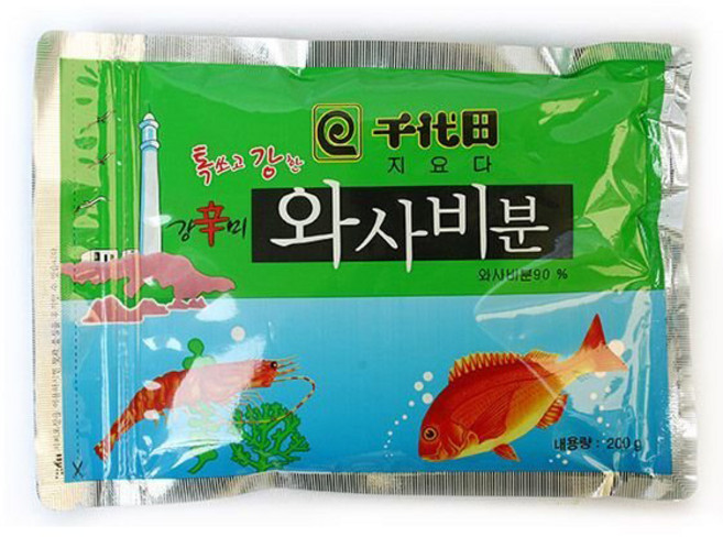 지요다 와사비분 200g 20개, 천우식품천우 지요다 와사비분