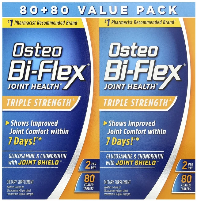 몸관리하세요 겨울입니다 Osteo Bi-Flex 관절 건강 3배 강도 2팩 각 코팅 80정 특별관리진행, OsteoBiFlex관절건강3배강도2팩각코팅80정 - 쿠팡