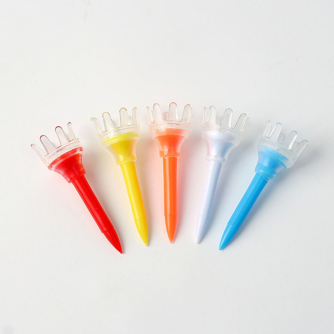 골프공 골프 티 핀 티꽂이 5p x 2세트 용품 숏티 티샷, 본품, 1개