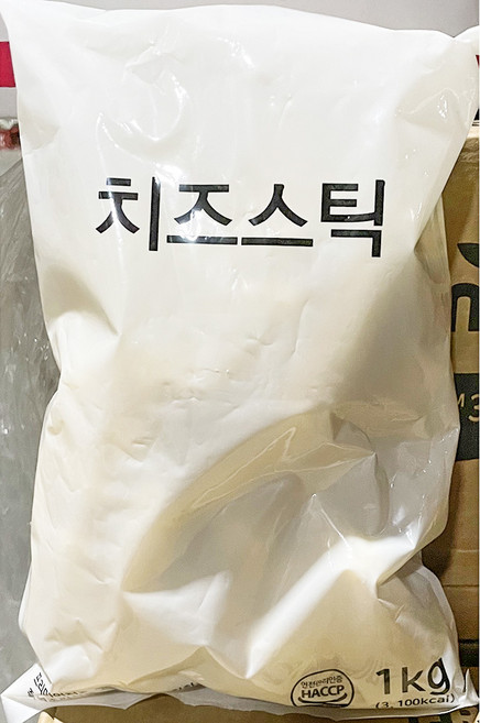 이지푸드 치즈스틱 봉지 1kg 업소용 냉동 프리미어 치즈봉, 1개