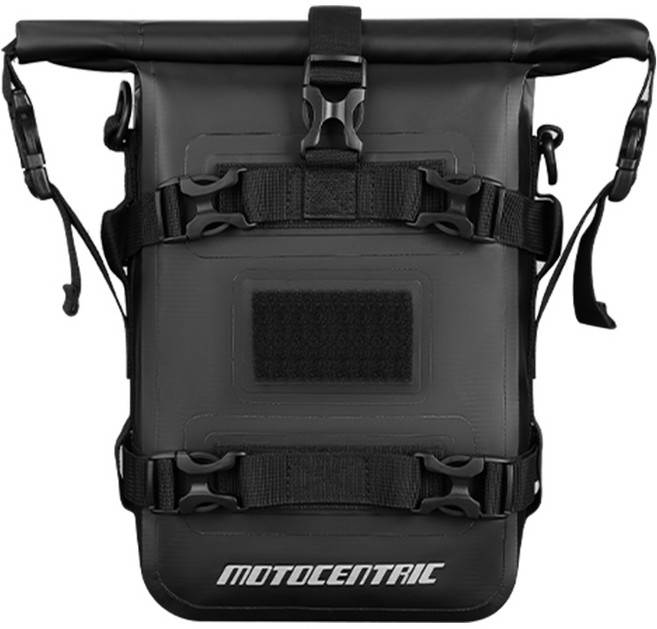 MOTOCENTRIC 8L 摩托車邊包 全防水耐磨 通勤摩旅兩用儲物 輕便好安裝 MC-0170, 黑色-MC-0170