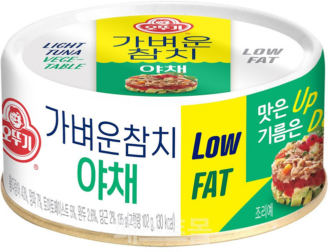 오뚜기 가벼운 참치 야채, 135g, 1개