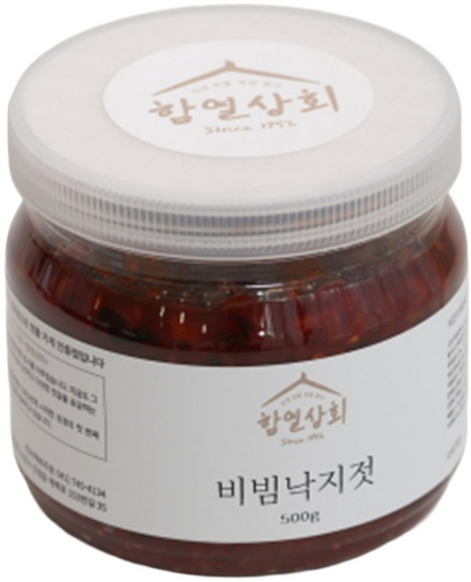 강경 함열상회 비빔낙지젓 500g 1kg 양념 낙지 젓갈 반찬, 1개