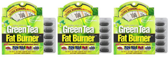 Appliednutrition GreenTea FatBurner 어플라이드뉴트리션 그린티 팻 버너 30 리퀴드 소프트젤 3팩 빌베리분말 엘더베리분말 가시오갈피분말 오미자분말 함유