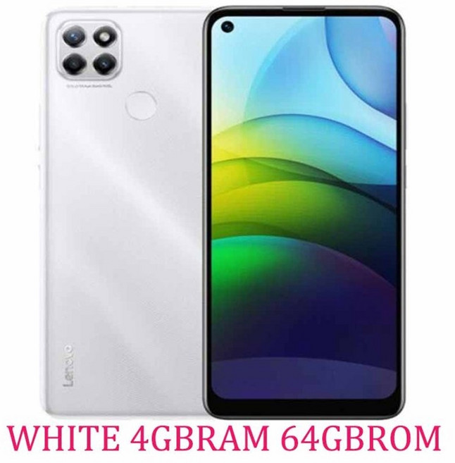 lenovo 레몬 k12 pro 스마트폰 6.8 인치 b ram 64gb rom android 10 snapdragon 662 octa core 6000mah 64mp 카메라 핸드, 흰색4GB64GB