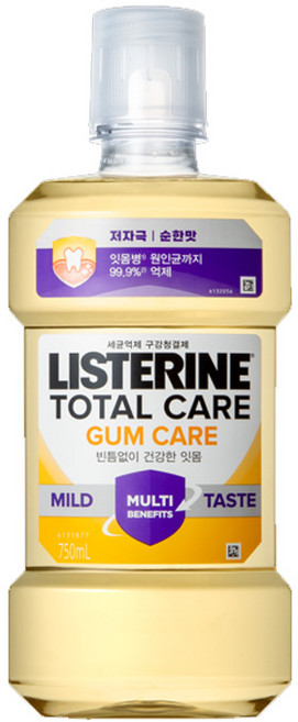 리스테린 토탈케어 검케어 마일드, 750ml, 1개