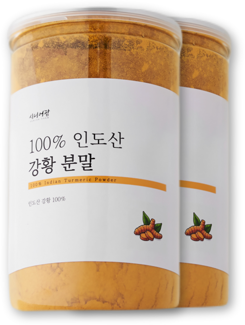 프리미엄 강황가루 강황분말 100%, 2개, 400g