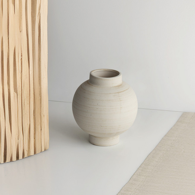 테라코타 토분 대형 도자기 화병, 원형