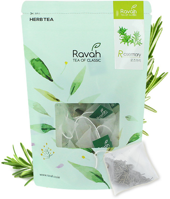 라바티 로즈마리 삼각티백, 1g, 15개입, 1개