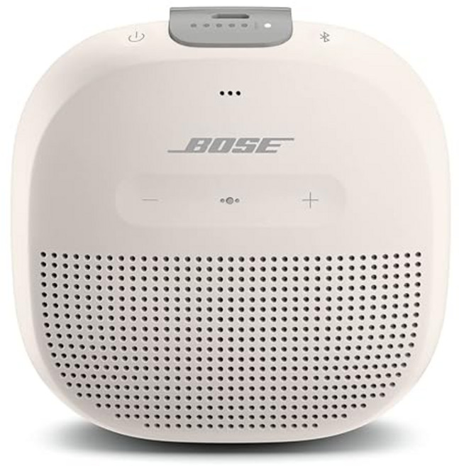Bose SoundLink Micro Bluetooth speaker ポータブル 무선 스피커 마이크 포함 최대 6시간 재생 방수 방진 9.8 cm (W) x 3.5 cm (H) x
