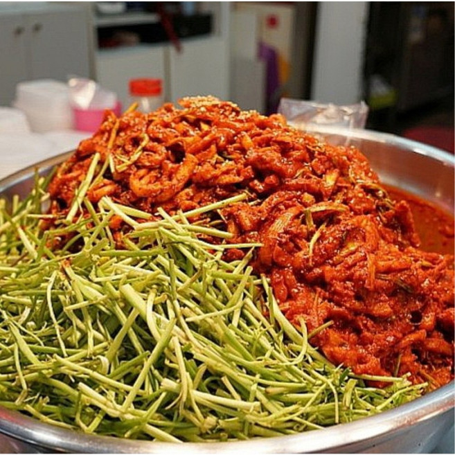 재래시장 당일생산 홍어회무침 간재미 무침 택배, 1개