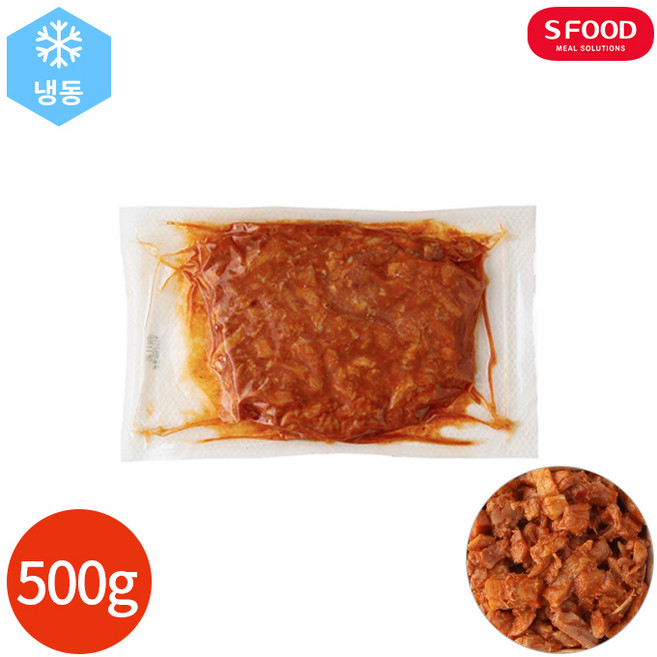 에스푸드 핫 바베큐 치킨, 1개, 500g