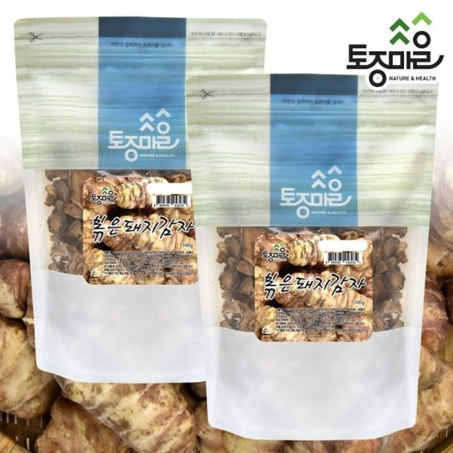 토종마을 볶은돼지감자, 300g, 2개