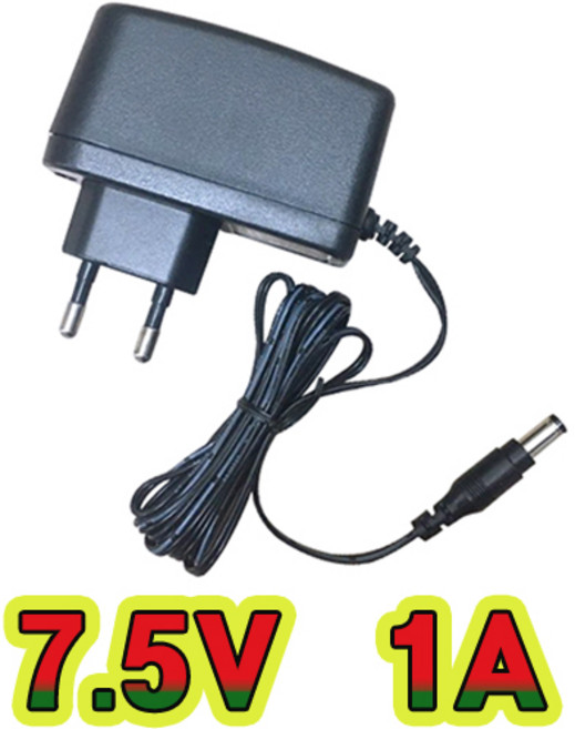 순흥전기 어댑터 7.5V 1A 벽걸이형 SMPS 1000mA 어댑터 아답터 직류전원장치, SH-0751000A, 1개
