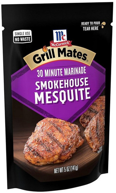 Mccormick Grill Mates Smokehouse Mesquite 30분 마리네이드 141.7g(5온스) 156547, 5 Ounce (Pack of 1), 1개, 141g