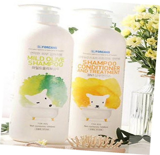 진정5호 마일드올리브샴푸 1000ml 반려견샴푸